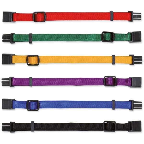 Obojok Trixie rozoznávací šteňa mix farieb  M–L 22–35cmx10mm 6ks