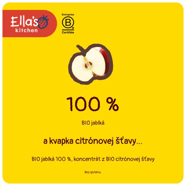 Ella's Kitchen BIO Jablečná svačinka (70 g) (obrázek 3)