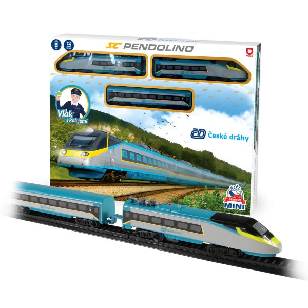 Vlak Pendolino Naše železnice Mini na baterie