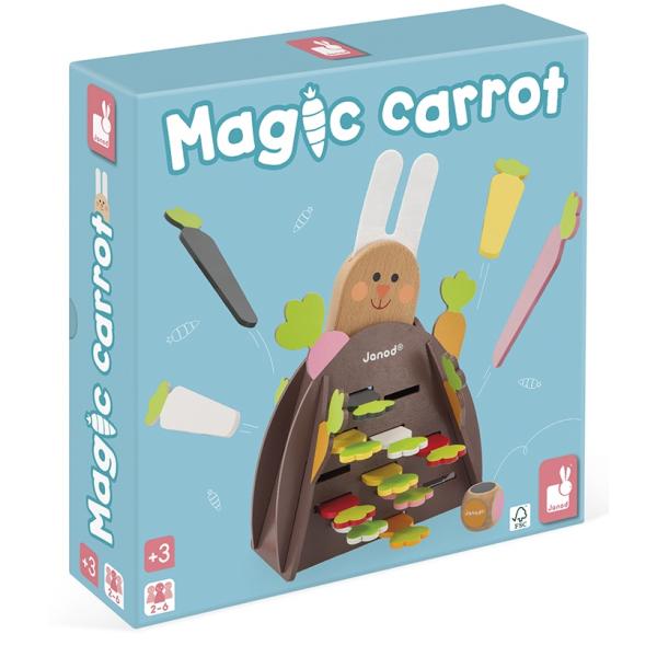 Janod Juego de mesa para niños Zanahoria mágica 3+