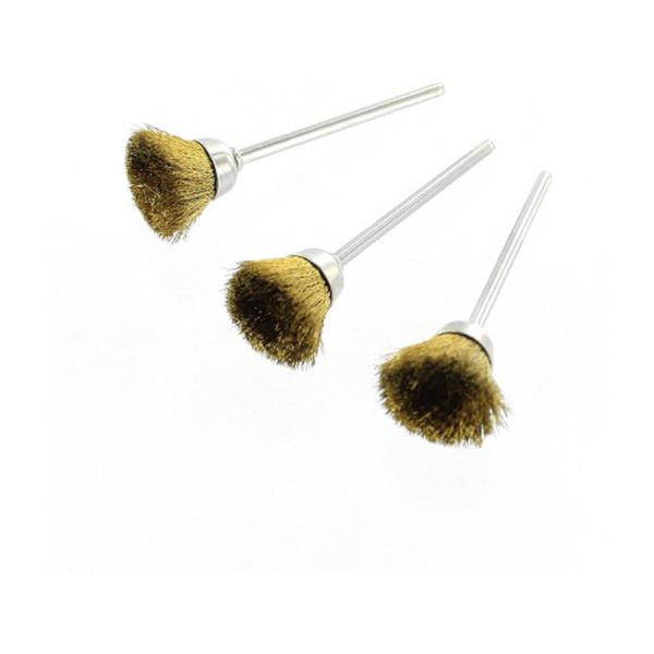 Rotacraft stopková drôtená kefa mosadzná (3ks)