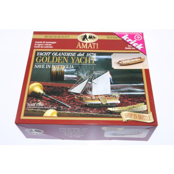 AMATI Golden Yacht 1:300 kit do láhve (obrázek 6)