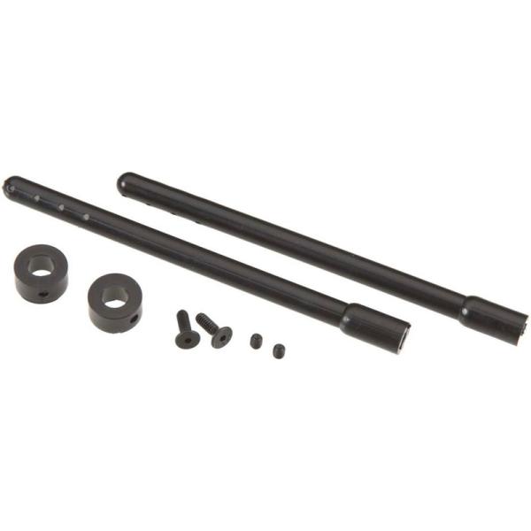Duratrax stĺpiky karosérie 100mm čierne (2)