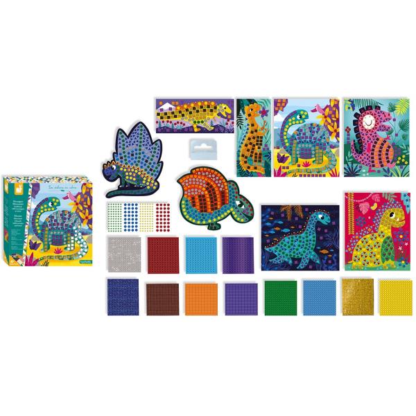 Janod Atelier mozaika Dinosauři Sada Maxi 4+ (obrázek 4)