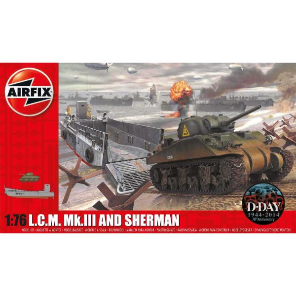 Classic Kit vojenský A03301 - LCM a Sherman (1:76)