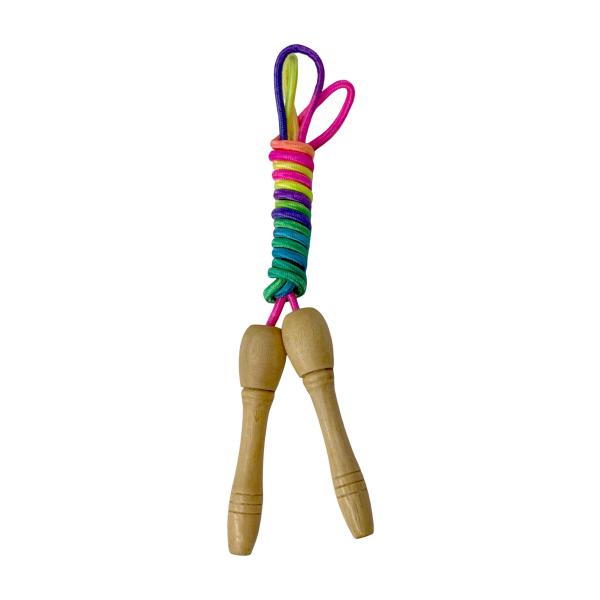 SPORTO Švihadlo s drevenou rukoväťou