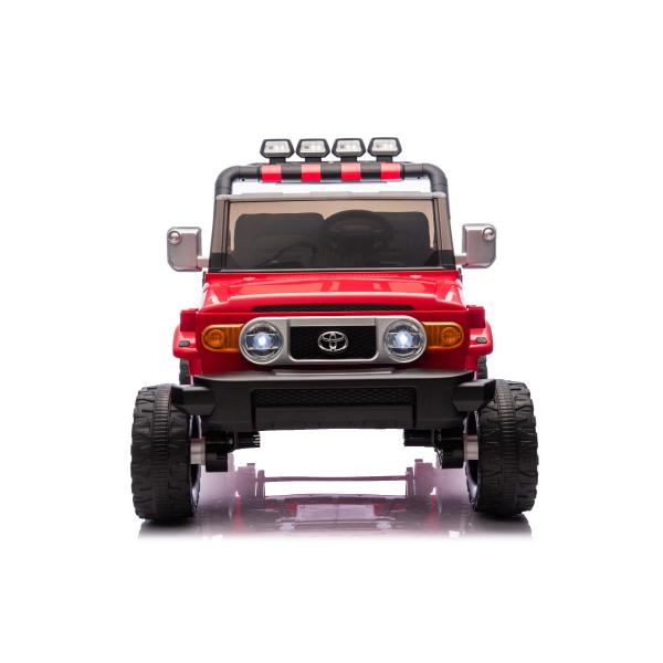 Elektrické autíčko Toyota FJ Cruiser XXL s pohonem 4x4, licencované (Dvou místné), červené (obrázek 8)