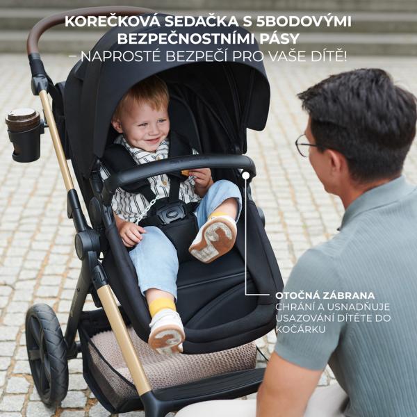 KINDERKRAFT Kočík kombinovaný Moov 2 Air 3v1 Moonlight Grey (obrázek 9)