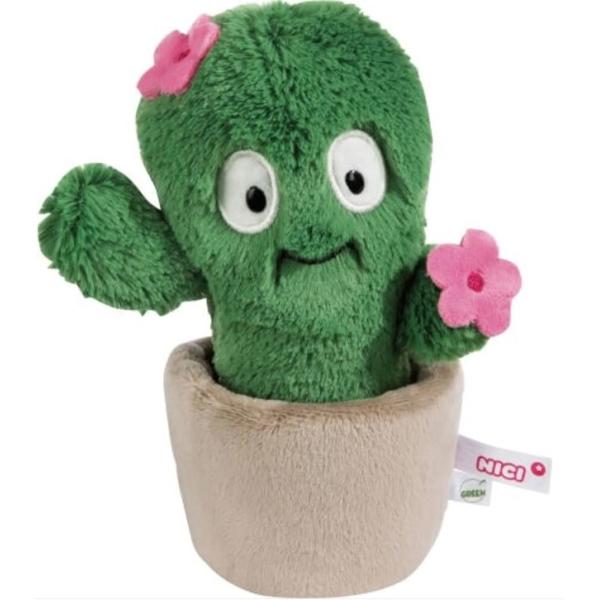 NICI plyš Květina Henrietta, Kaktus 18 cm, GREEN