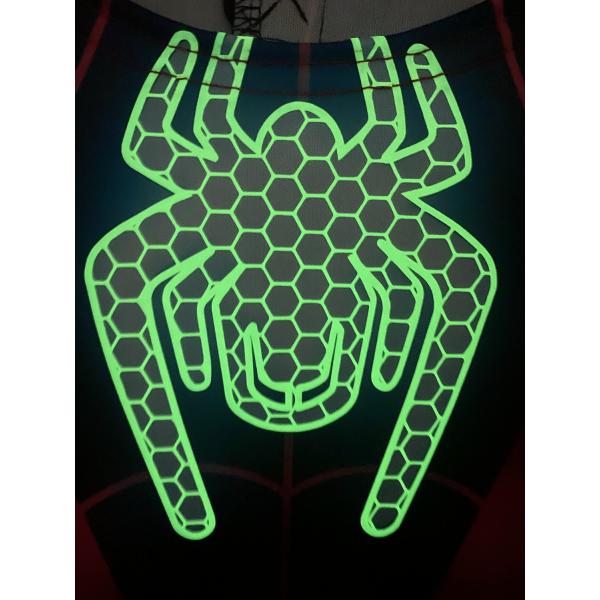 SPIDERMAN Miles Morales svítící ve tmě dětský kostým velikost XXS(98-104cm) (obrázek 4)