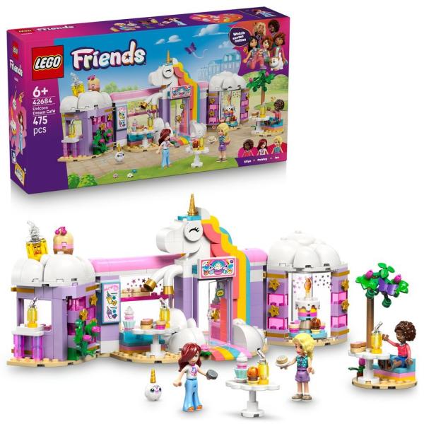 LEGO® Friends 42684 Cafetería de ensueño con unicornios