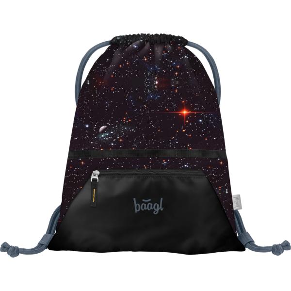 BAAGL SADA 5 Zippy Plus Pixel Space: aktovka, penál, sáček, zástěra, peněženka (obrázek 10)