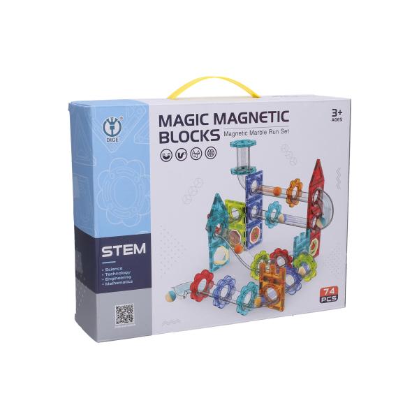 Guličková dráha magnetická 74ks