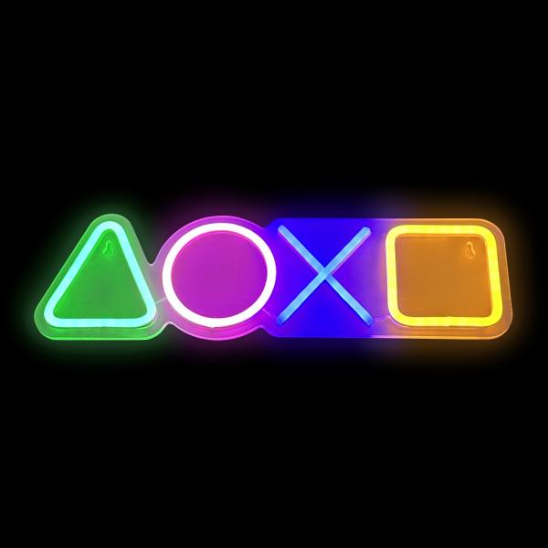 2Kids Toys Led neon light lampička Gamepad tlačítka