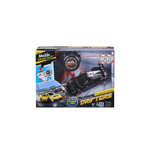 Maisto RC - MINI METAL DRIFTERS, Porsche 911 GT3 RS, 1:43, 2,4 GHz, USB, XTR (obrázek 7)