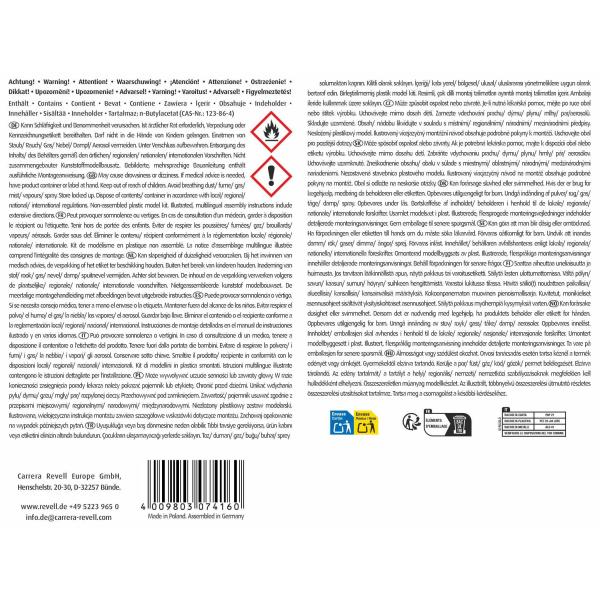 Starter Kit letadlo 74160 - Messerschmitt Bf-109 (1:72) (obrázek 7)