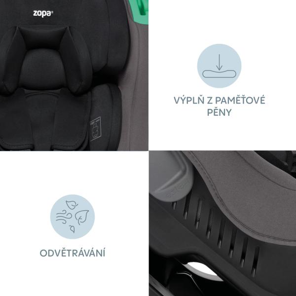 Autosedačka Verso R129, Aquatic Green (obrázek 3)