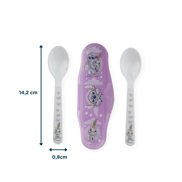 Sada 2 lžiček s pouzdrem, LILO & STITCH