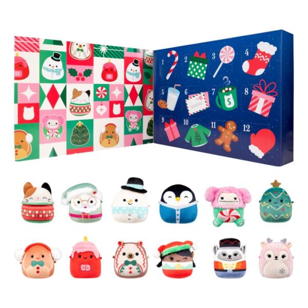 Squishmallows Micromallows 12-dňový plyšový adventný kalendár