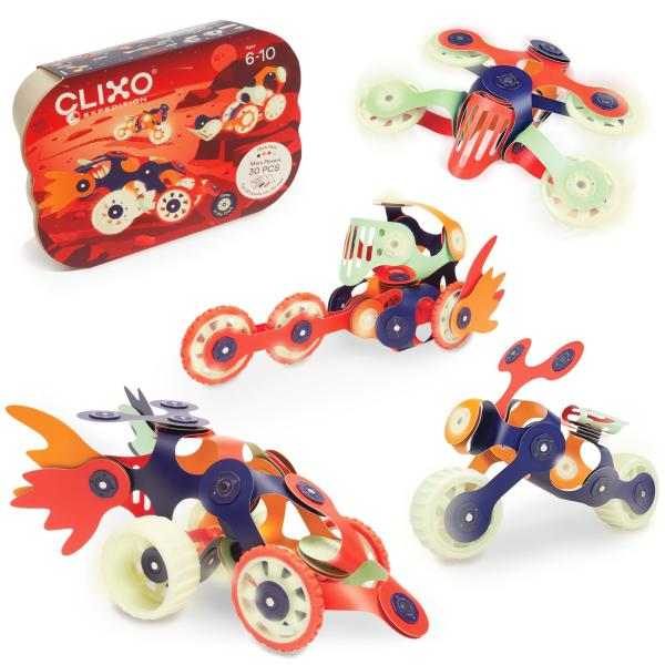 CLIXO Mars Rovers - magnetická stavebnice 30 kusů (obrázek 4)