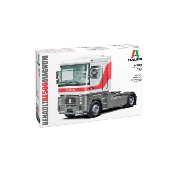 Italeri 3969 Renault AE500 Magnum, Scala 1:24, Plastic Model Kit/Modello In Plastica Da Montare-image