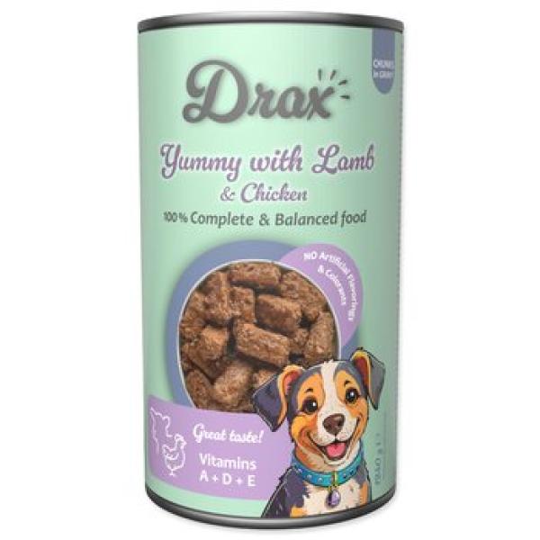 Konzerva Drax Adult s jehněčím a kuřecím masem 1240g (obrázek 6)