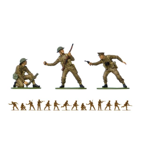 Classic Kit VINTAGE figurky A02718V - WWII British Infantry (1:32) (obrázek 3)