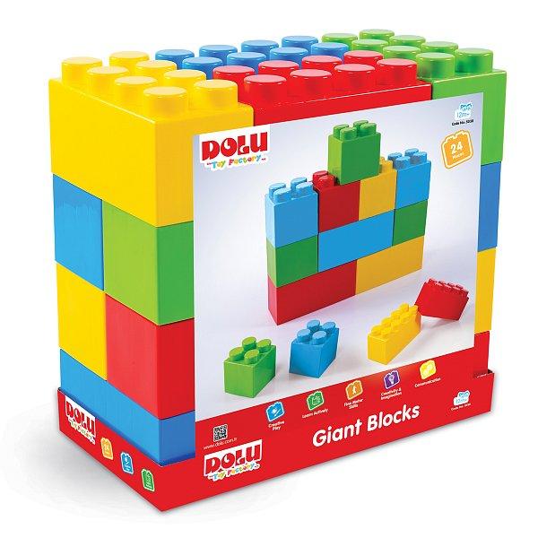 Dolu Maxi kostky XXL, 24ks