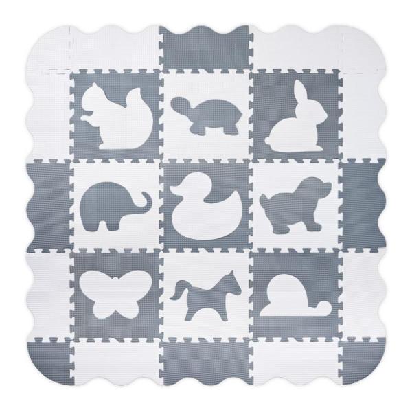 Pěnové Puzzle, ohrádka, 34 ks