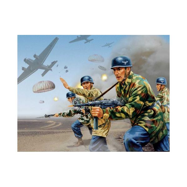 Classic Kit VINTAGE figurky A02712V – WWII German Paratroops (1:32)