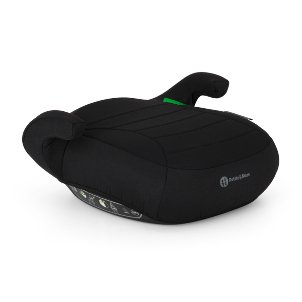 PETITE&MARS Podsedák Zuno Coal Black 125 - 150 cm (22-36 kg)