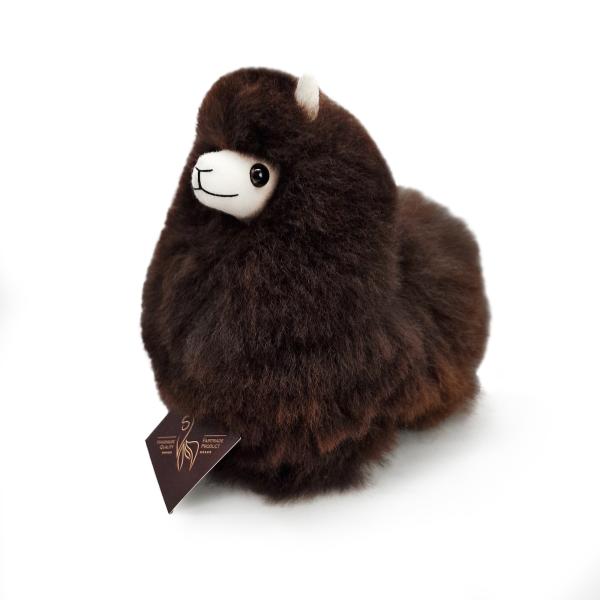 INKARI Plyšová hračka Alpaka Mini Čokoláda 15cm (obrázek 3)