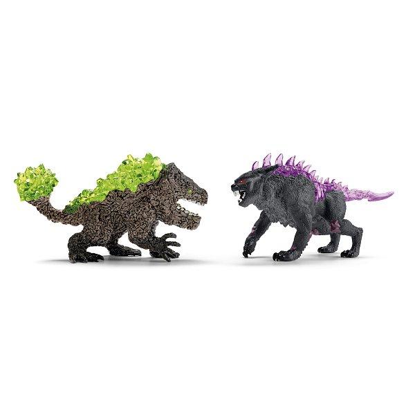 Schleich Tieňový rys vs. Kamenný drvič