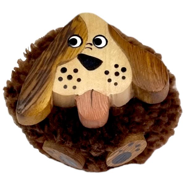 2Kids Toys Drevená magnetka veľká pompon Pes
