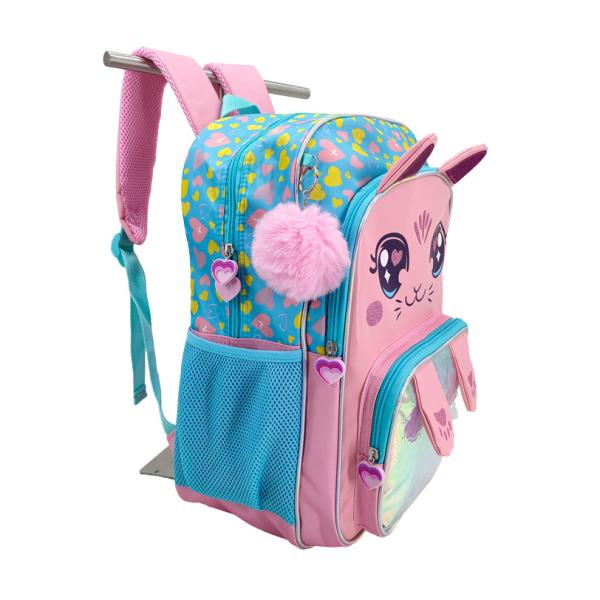 Batoh Růžová Kočka 42 cm