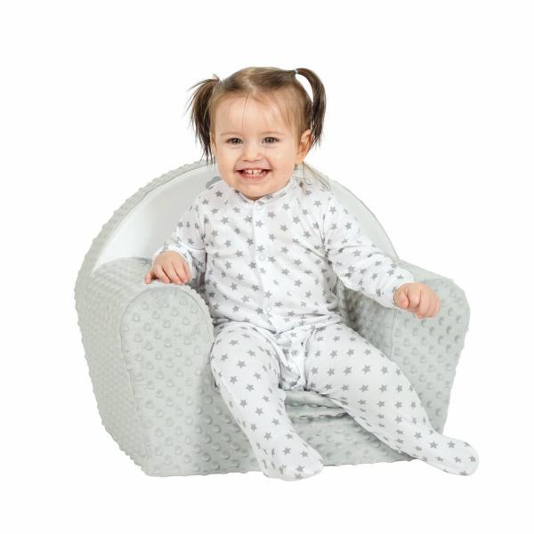 Dětské křeslo z Minky New Baby Liška šedé (obrázek 9)