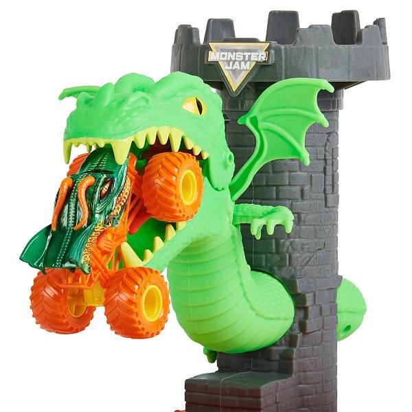 Monster Jam – Hrací set Dueling Dragon, 1:64