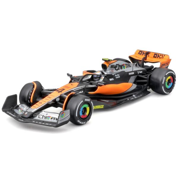 Bburago 1:24 RACE Formula F1 MODEL-KIT – McLaren F1 Team MCL38 (2024) #4 (Lando Norris)