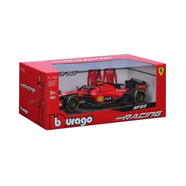 Bburago 1:18 Formula F1 Ferrari Scuderia SF-23(2023) č.55 Carlos Sainz - s jezdcem (obrázek 3)