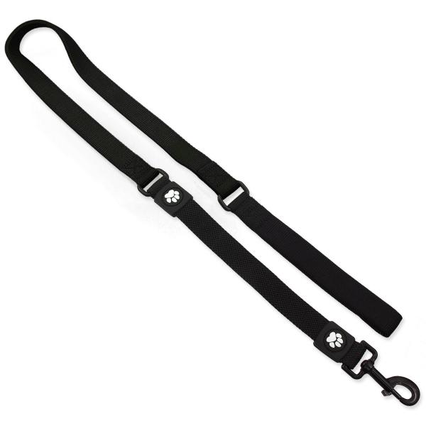 Vodítko Active Dog Bungee Neoprene M černé 2x120cm (obrázek 3)