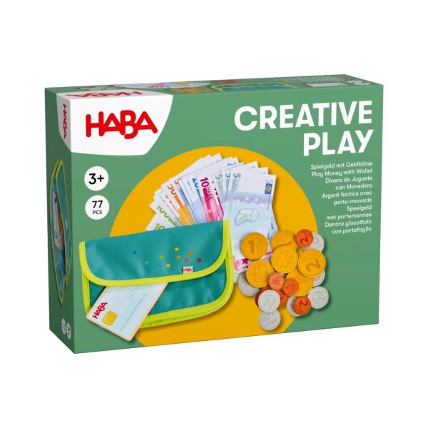 Haba Creative Play Peňaženka s peniazmi