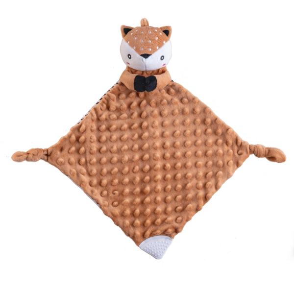 Srnka babyted, uspávač kousátko, chrastítko plyš 25x25cm