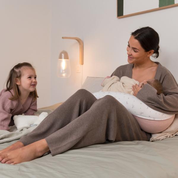 Buddy multifunkční kojicí polštář, Flower Pink