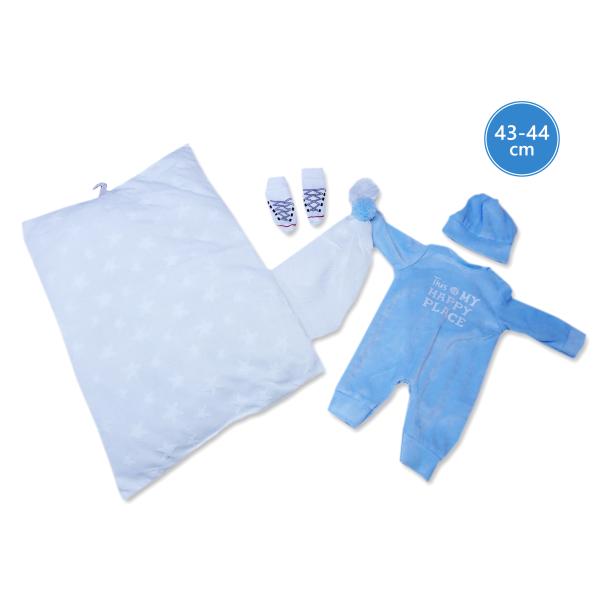 Llorens M844-53 oblečení pro panenku NEW BORN velikosti 43-44 cm