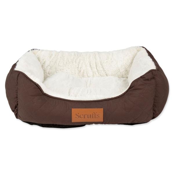 Cuccia Scruffs Wilton Box Bed marrone S 50x40cm