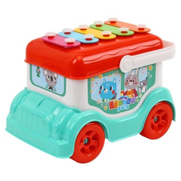Autobus/xylofon 19cm volný chod