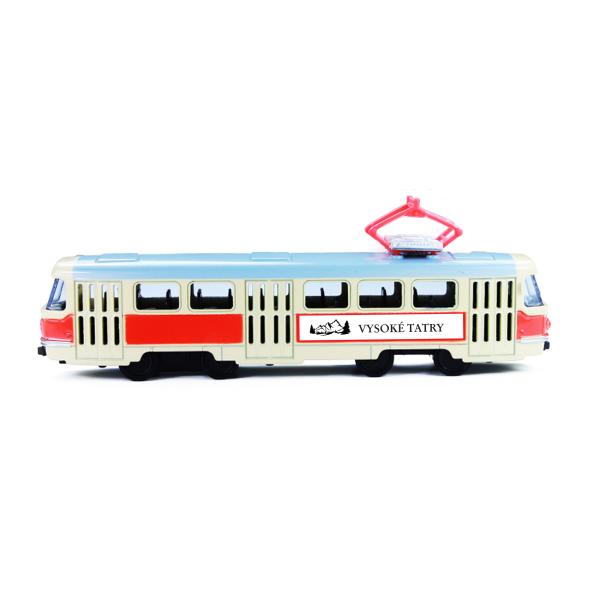 Kovová retro tramvaj 16 cm Vysoké Tatry (obrázek 3)