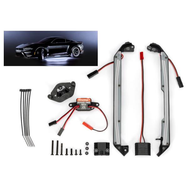 Traxxas LED podsvícení šasi bílé (pro 4-Tec 2.0, Drift) (obrázek 5)