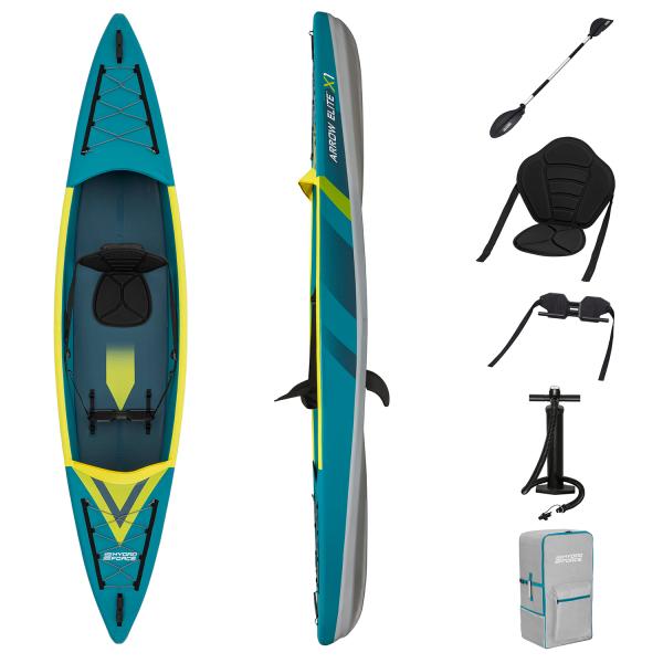 Bestway 65179 Kayak gonfiabile Hydro-Force™ Arrow Elite™ X1, 365 x 73 x 30 cm