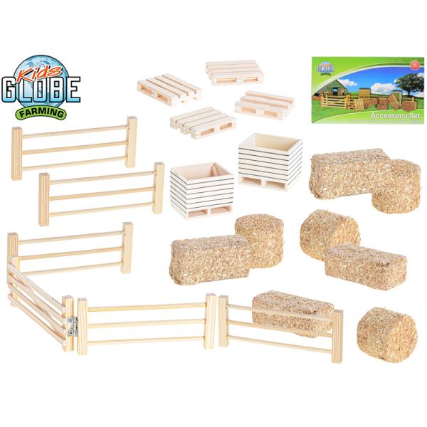 Kids Globe Farming sada doplnkov k farme 1:32 19ks